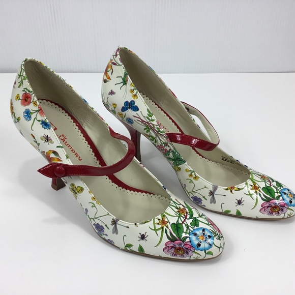 CL by Laundry Floral Design Pumps Shoes Size 9-1/2 - Picture 3 of 10